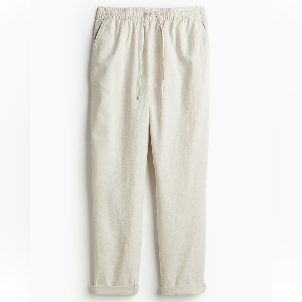 H&M Linen Blend Pants